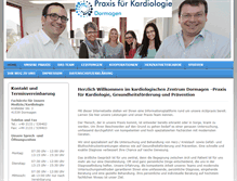 Tablet Screenshot of kardiologe-dormagen.de